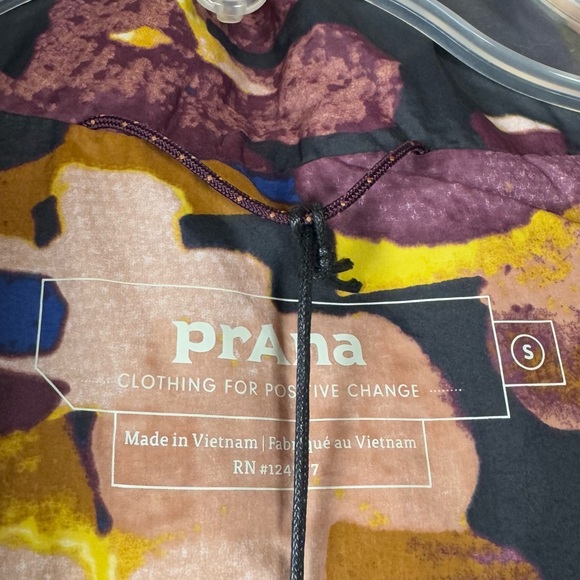 Prana Vest Emerald Valley‎ Fall Daze Multicolor Puffer Full Zip Hooded Down Warm - Picture 7 of 7